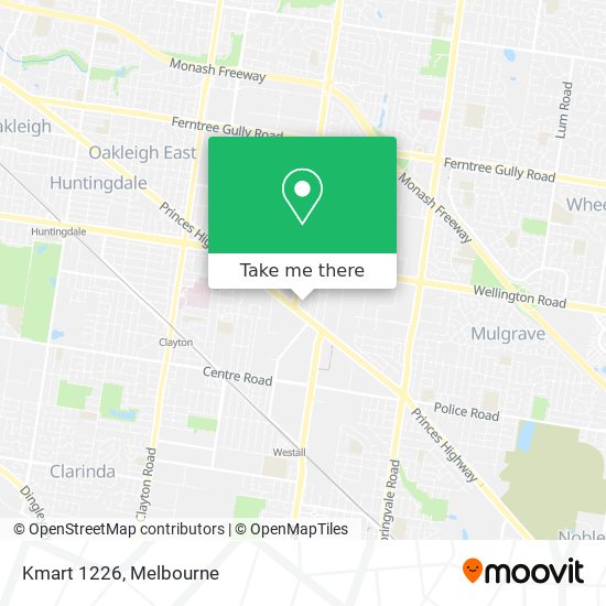 Kmart 1226 map