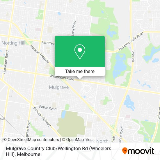How to get to Mulgrave Country Club / Wellington Rd (Wheelers Hill) by