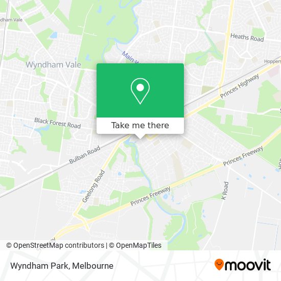 Wyndham Park map