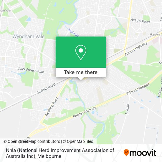 Nhia (National Herd Improvement Association of Australia Inc) map