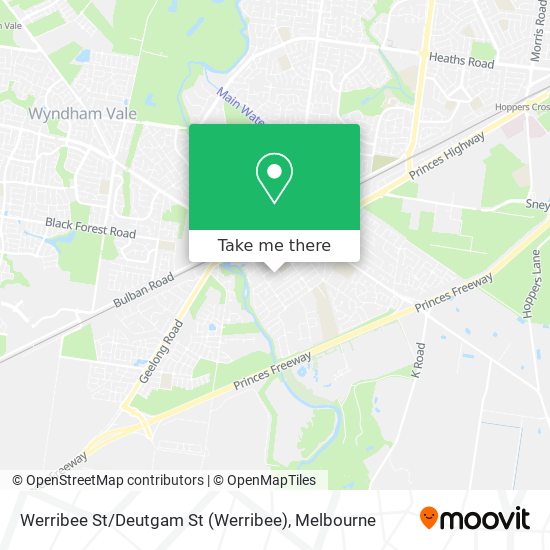 Werribee St / Deutgam St map