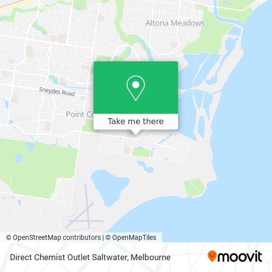 Direct Chemist Outlet Saltwater map