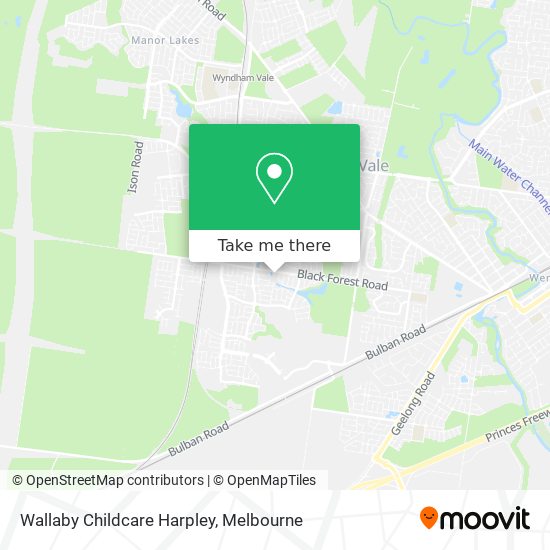 Wallaby Childcare Harpley map
