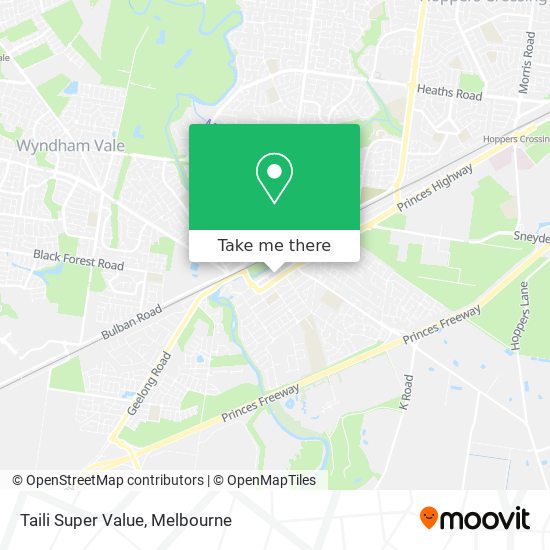 Taili Super Value map