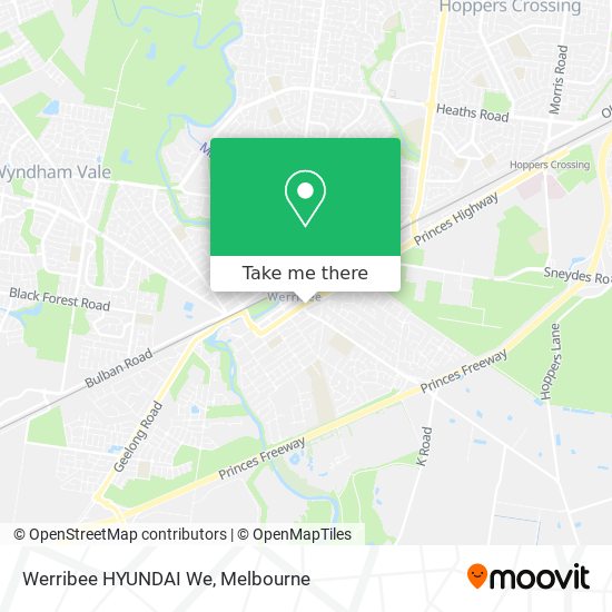 Werribee HYUNDAI We map