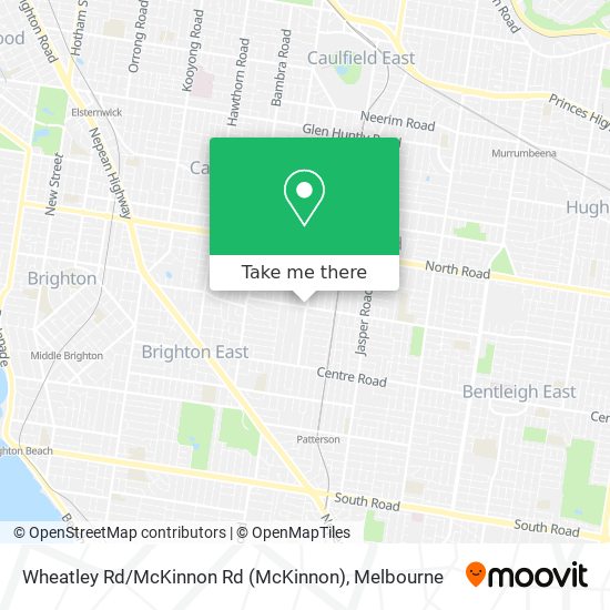 Wheatley Rd / McKinnon Rd map