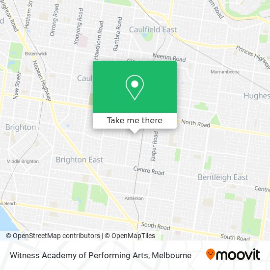Witness Academy of Performing Arts map