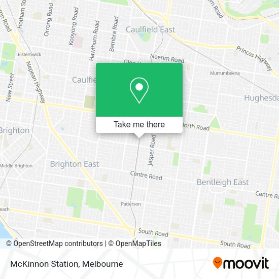 McKinnon Station map
