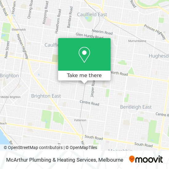 McArthur Plumbing & Heating Services map