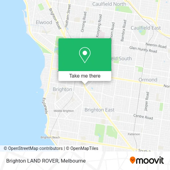 Brighton LAND ROVER map