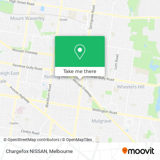 Chargefox NISSAN map