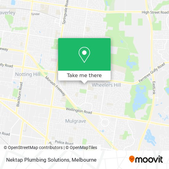 Nektap Plumbing Solutions map
