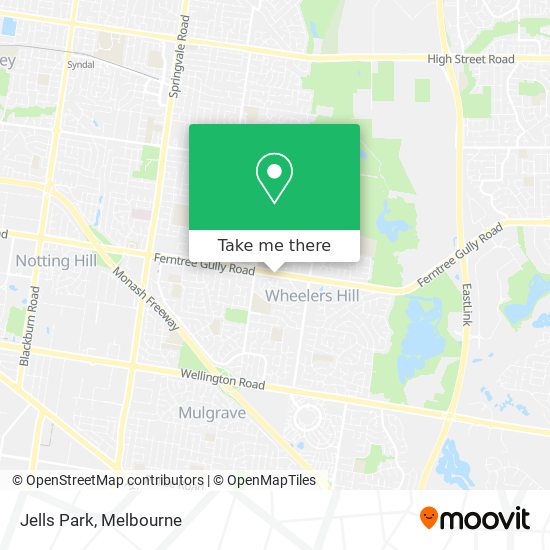 Jells Park map