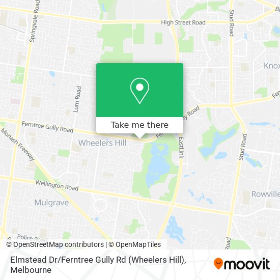 How to get to Elmstead Dr / Ferntree Gully Rd (Wheelers Hill) by Bus ...