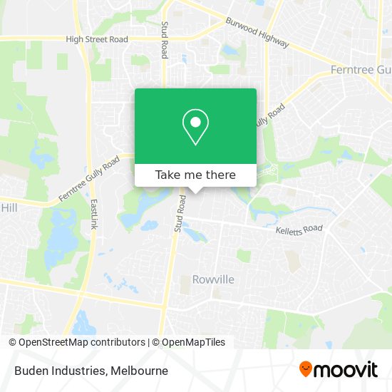 Buden Industries map