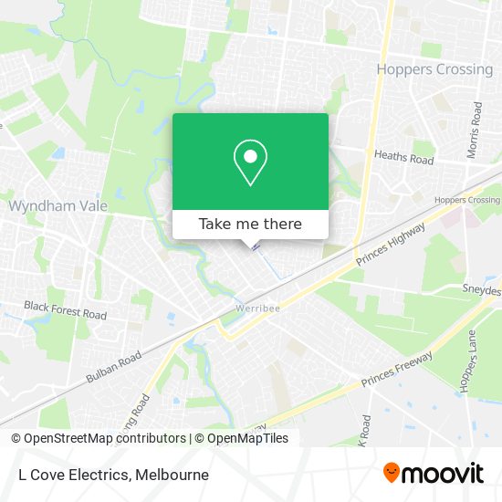 L Cove Electrics map
