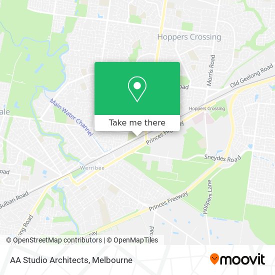 AA Studio Architects map