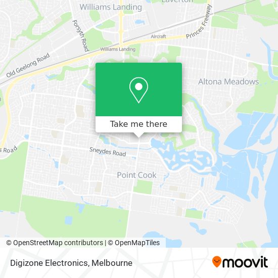 Digizone Electronics map