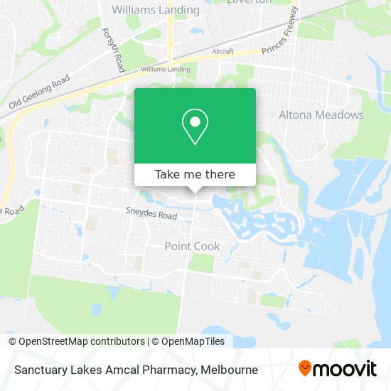 Sanctuary Lakes Amcal Pharmacy map