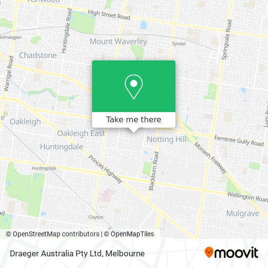 Draeger Australia Pty Ltd map