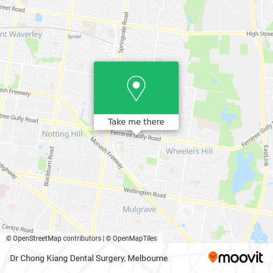 Dr Chong Kiang Dental Surgery map