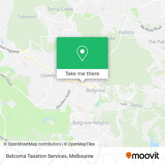Belcoma Taxation Services map