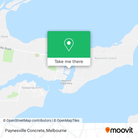 Mapa Paynesville Concrete