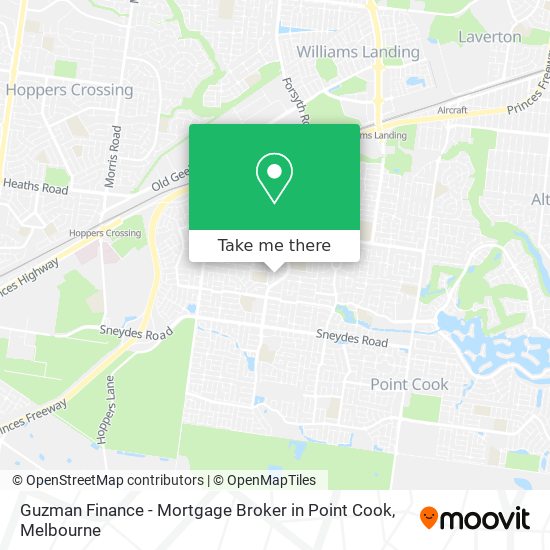 Guzman Finance - Mortgage Broker in Point Cook map