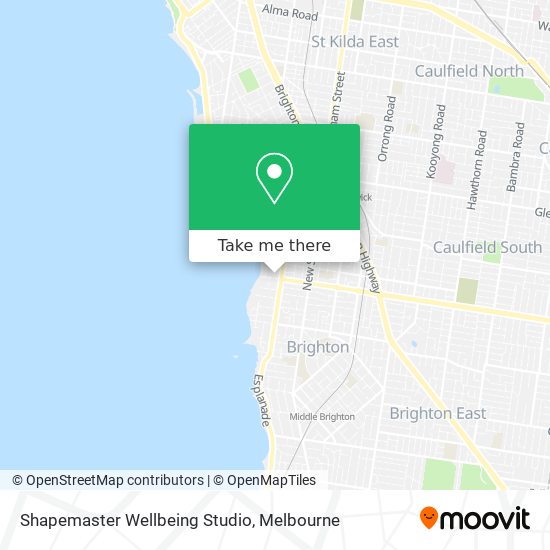 Shapemaster Wellbeing Studio map
