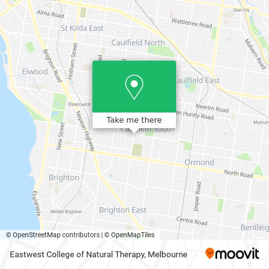 Eastwest College of Natural Therapy map