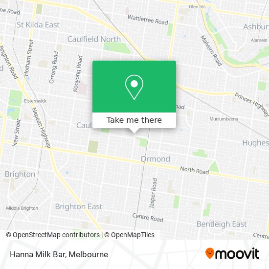 Hanna Milk Bar map