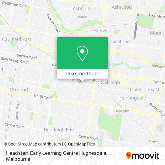 Headstart Early Learning Centre Hughesdale map