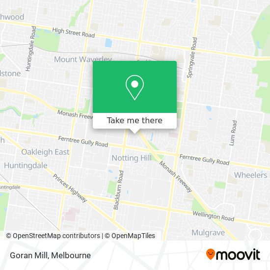 Goran Mill map