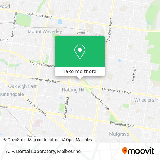 A. P. Dental Laboratory map