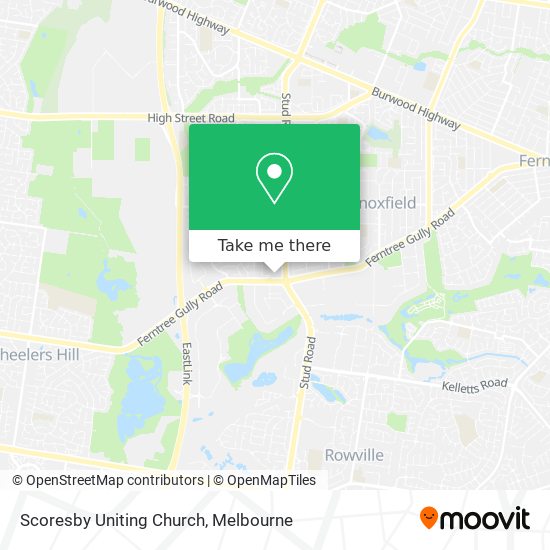 Scoresby Uniting Church map