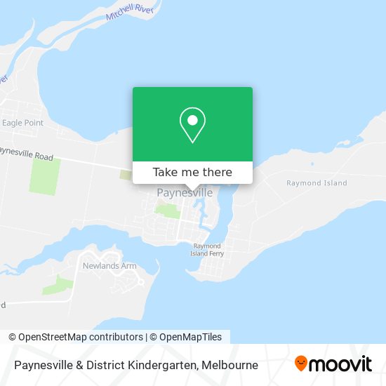 Paynesville & District Kindergarten map