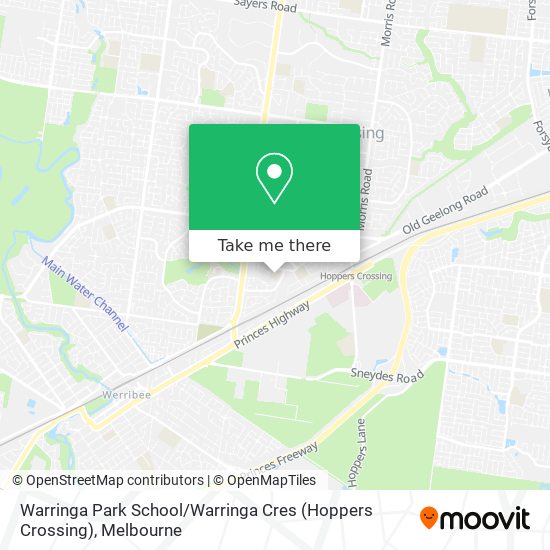 How to get to Warringa Park School / Warringa Cres (Hoppers Crossing