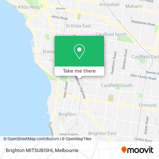 Brighton MITSUBISHI map