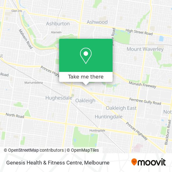 Genesis Health & Fitness Centre map