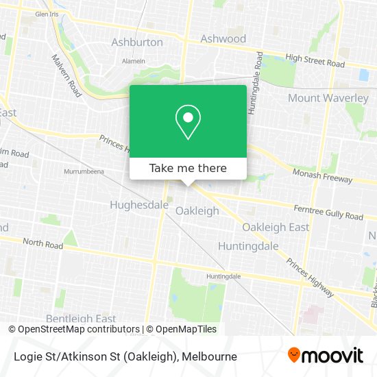 Logie St / Atkinson St (Oakleigh) map