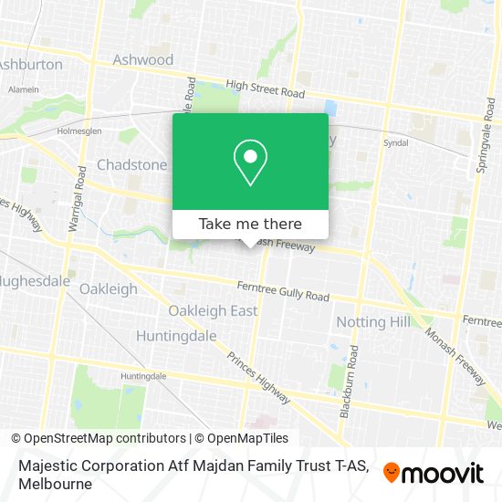 Majestic Corporation Atf Majdan Family Trust T-AS map