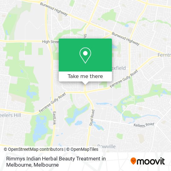 Rimmys Indian Herbal Beauty Treatment in Melbourne map