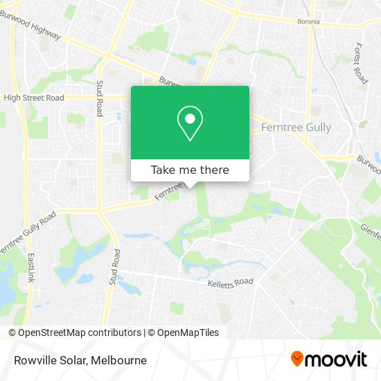 Mapa Rowville Solar