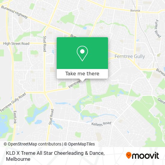 KLD X Treme All Star Cheerleading & Dance map