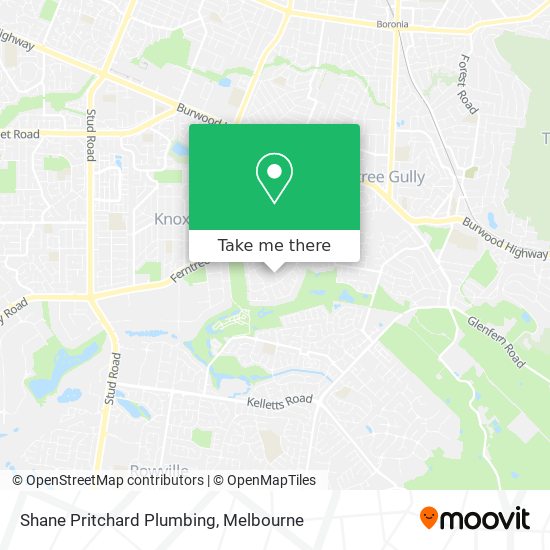 Shane Pritchard Plumbing map