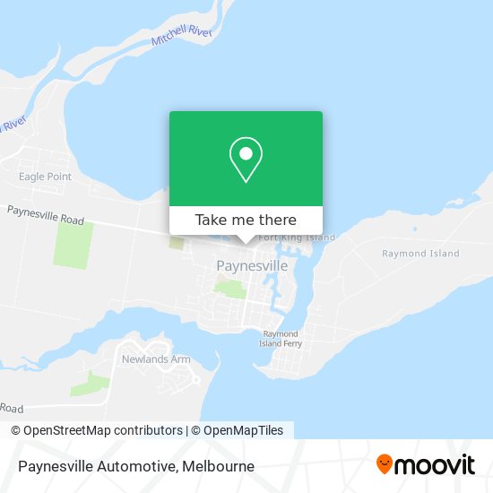 Paynesville Automotive map