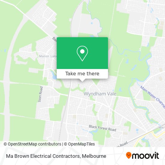 Ma Brown Electrical Contractors map