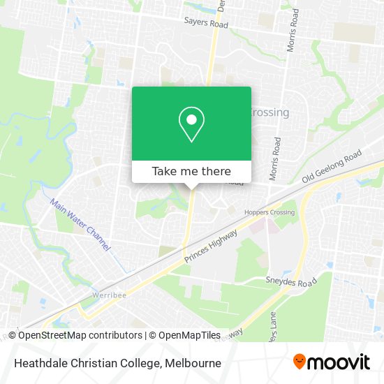 Heathdale Christian College map