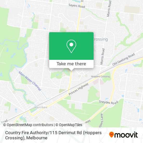 Country Fire Authority / 115 Derrimut Rd (Hoppers Crossing) map