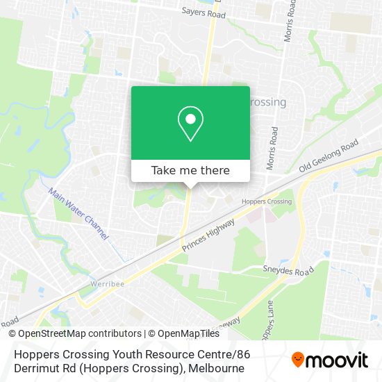 Hoppers Crossing Youth Resource Centre / 86 Derrimut Rd map